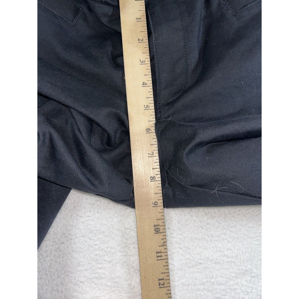 Eddie Bauer Pants Black Womens Blakely Fit Flat Front Stretch size 16Plus - Picture 3 of 6